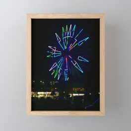 Okinawa Ferris Wheel Framed Mini Art Print