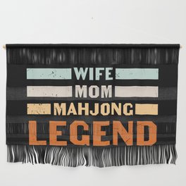 Wife Mom Mahjong Legend Wall Hanging