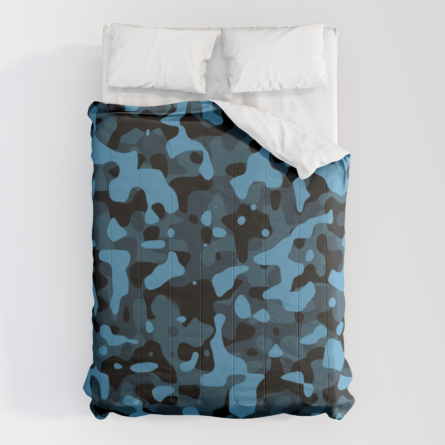 Dark Blue Camo Comforters By Original Wicked Society6 Camo bedding set comforter sheet green camouflage. society6