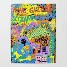 King Gizzard and the Lizard Wizard Brooklyn Steel Poster
