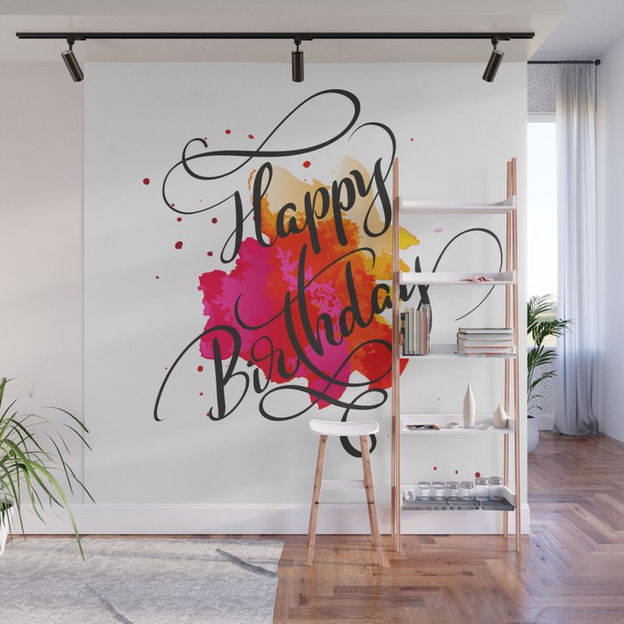 Happy online birthday wall