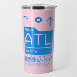 Luggage Tag C - ATL Atlanta USA Travel Mug