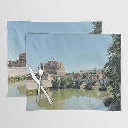 Castel Sant'Angelo, Rome Over Water Placemat