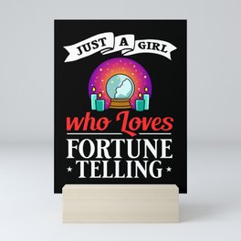 Fortune Telling Paper Cards Crystal Ball Mini Art Print