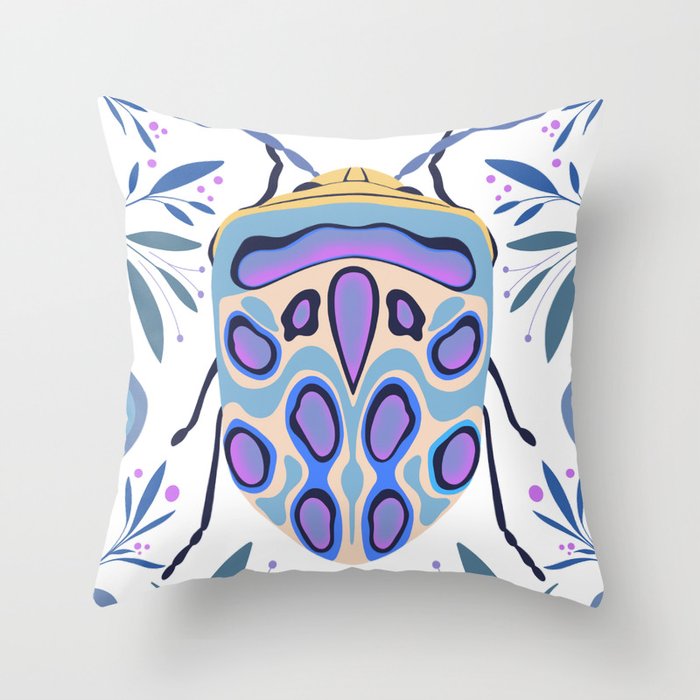 Picasso Bug Throw Pillow