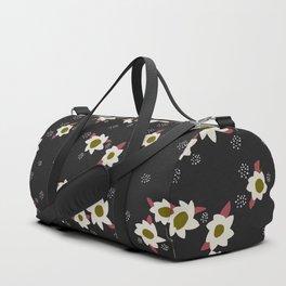 Lagoa Flowers - Black Duffle Bag