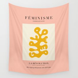 L'ART DU FÉMINISME III — Feminist Art — Matisse Exhibition Poster Wall Tapestry