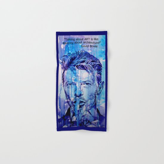 Talking about ART is like dancing about architecture Hand & Bath Towel