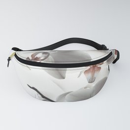 White orchid flowers Fanny Pack
