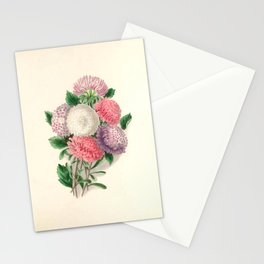  Asters by Clarissa Munger Badger, "Floral Belles," 1866 (benefitting The Nature Conservancy) Stationery Card