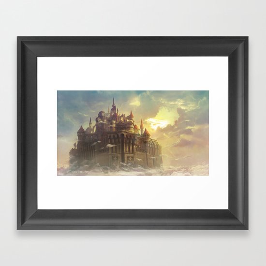 High castle Framed Art Print