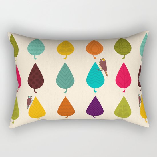 Leaves Rectangular Pillow