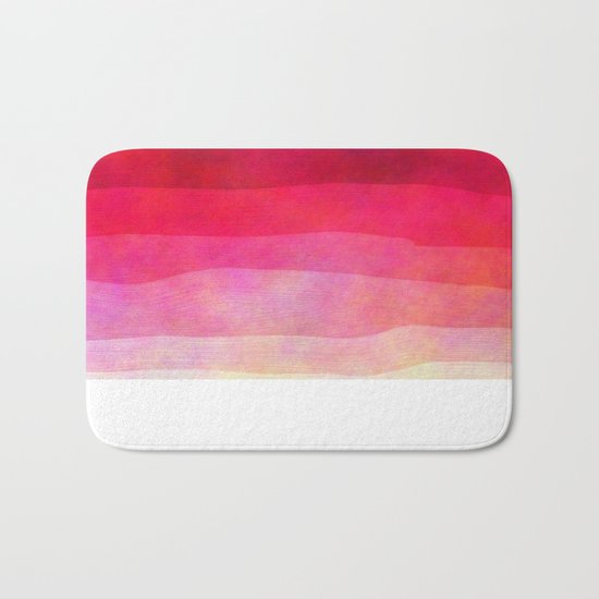 Abstract Stripes Bath Mat