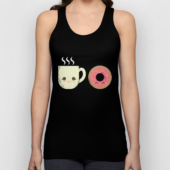 Coffee and Donut Buds Unisex Tank Top