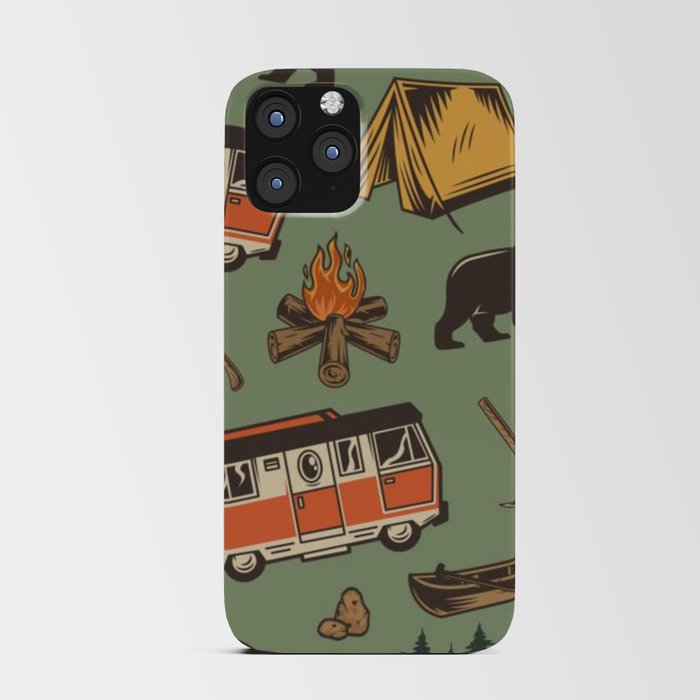 Camping iPhone Card Case