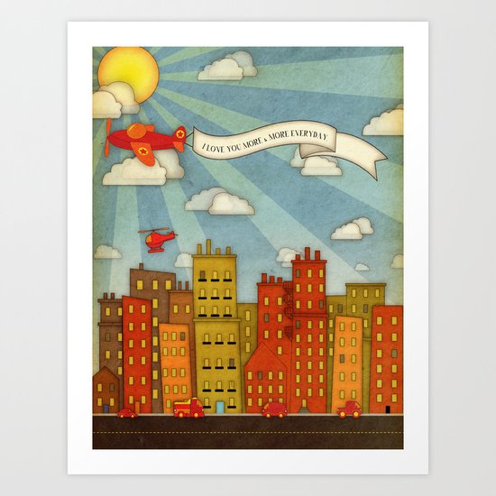 Town Art Print