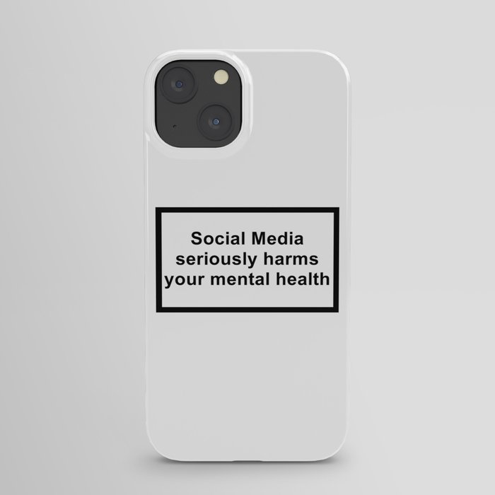 Social media top phone case
