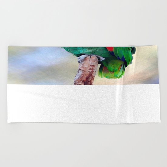 parrot Beach Towel