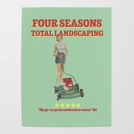 Four Seasons Total Landscaping Poster