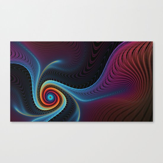 Dark sea of me Canvas Print