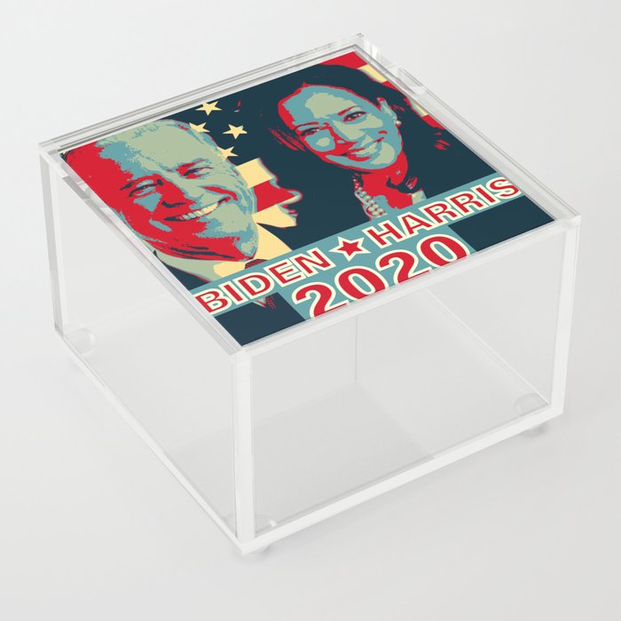 Joe Biden Kamala Harris 2020 Acrylic Box