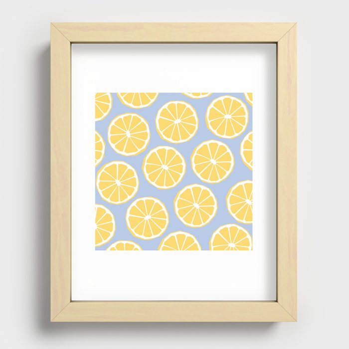 When life gives you lemons  Recessed Framed Print