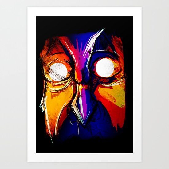 Molten Fury Art Print