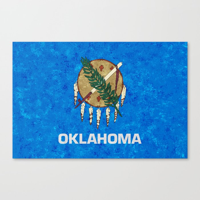 State Flag of Oklahoma Canvas Print