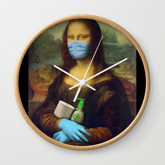 2020 Mona Lisa Wall Clock