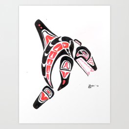 Killer Whale Number 2 Art Print
