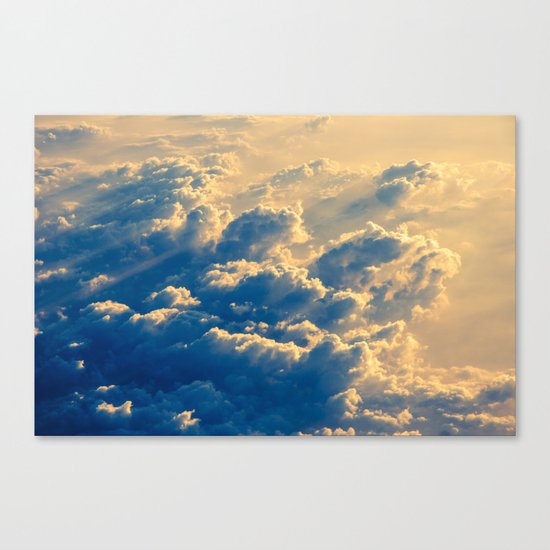 Blue Clouds Canvas Print