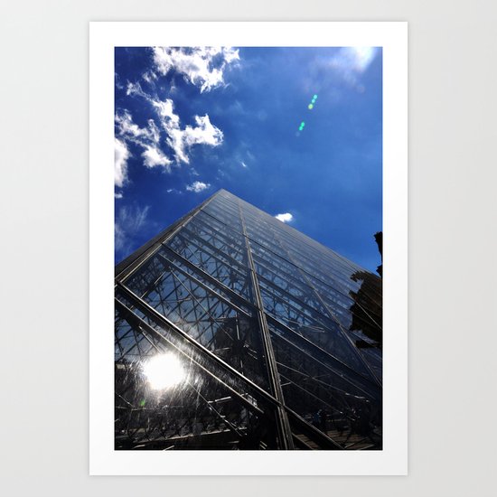 La louvre Art Print