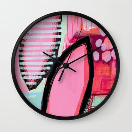 I have all the answers - abstract painting Wall Clock