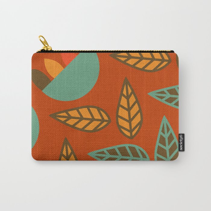 Retro floral club Carry-All Pouch