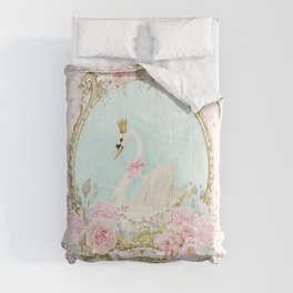 The shabby Swan Comforter