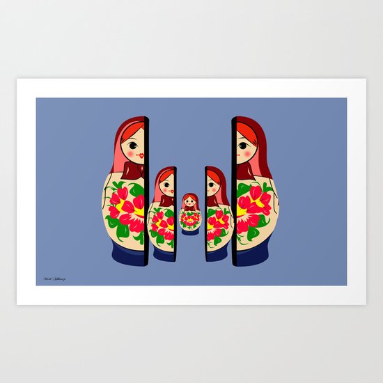 dolls toys Art Print