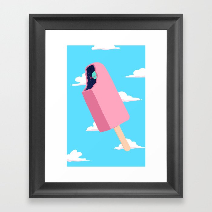 Creamsicle To Another Dimension...  Framed Art Print