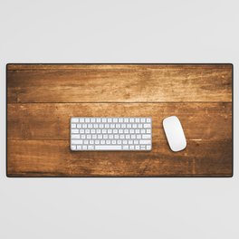 Wood Texture Background Desk Mat