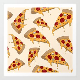 Pizza slice Art Print