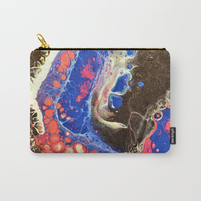 Starry Night, Fluid Art Carry-All Pouch