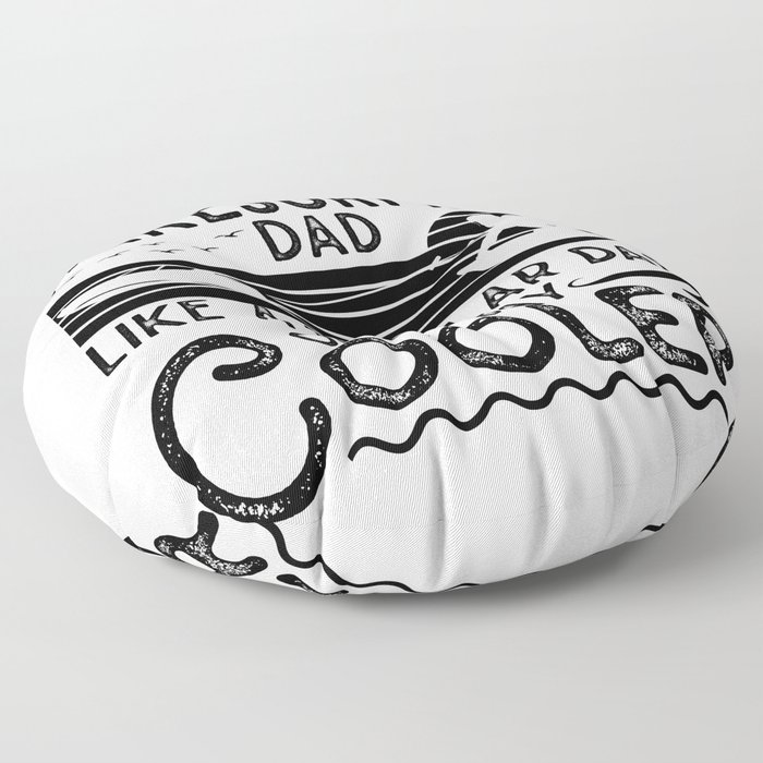 Wakesurfing Dad Cooler Wakeboarding Wakeboarder Floor Pillow