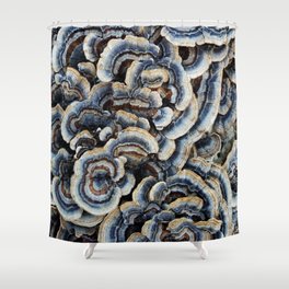 Fungus Abstract Pattern Shower Curtain