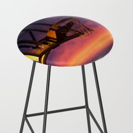 Basketball Sunset Bar Stool