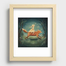 Fox Girl by Emily Winfield Martin Recessed Framed Print