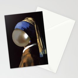 Pearl with a Girl Earring Stationery Cards