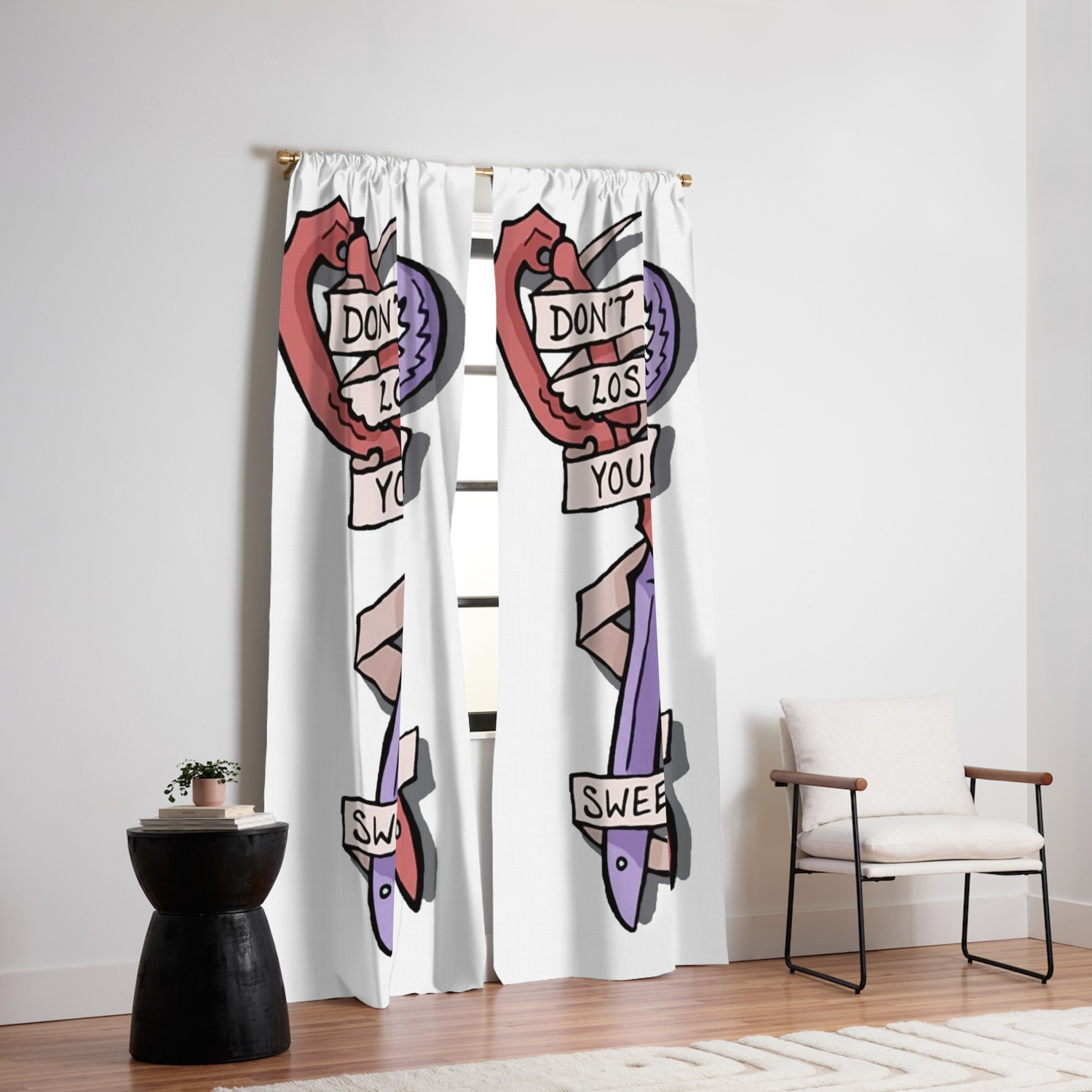 Kill La Kill Don T Lose Your Way Sweet Heart Blackout Curtain By Mirrortab Society6
