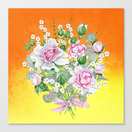 Flowers bouquet #22 Canvas Print