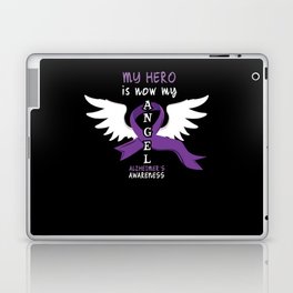 Hero Angel End Alzheimer Alzheimer's Awareness Laptop Skin