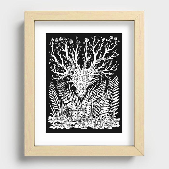 Forest Dragon Recessed Framed Print