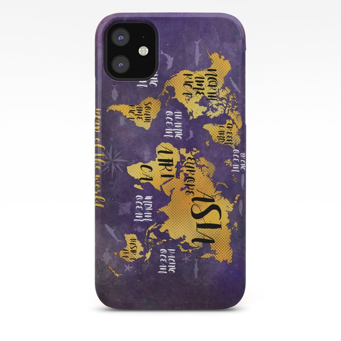blue world map #map #worldmap iPhone 11 case blue world map #map #worldmap iPhone 11 case